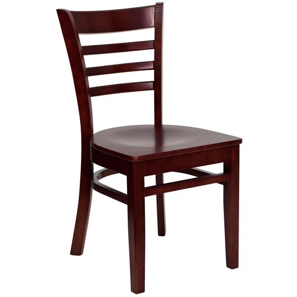 Flash Furniture Hercules Restaurant Chair, 17-1/4 in W 20" L 33-3/4" H XU-DGW0005LAD-MAH-GG - main